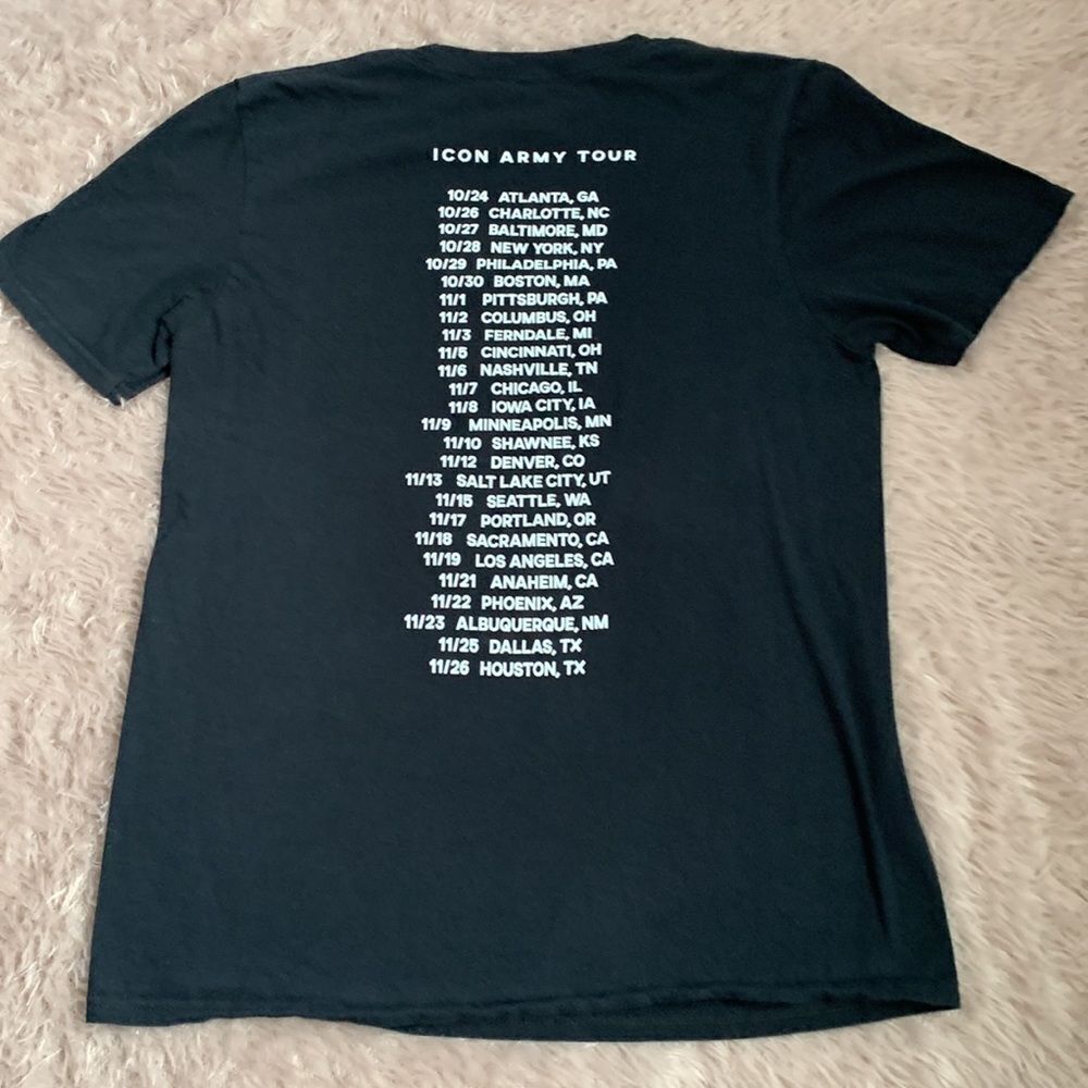 Icon For Hire “Army Tour” Graphic Concert T-shirt S Black - Picture 3 of 4
